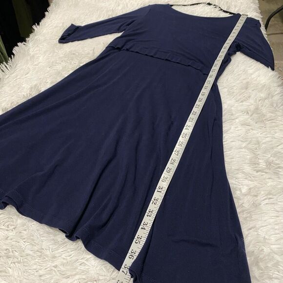 Seraphine Maternity Nursing Dress in Navy Blue Size 6 - Picture 6 of 9
